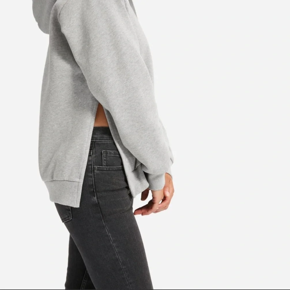 Everlane Gray Hoodie Sweatshirt - Picture 4 of 9